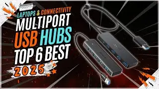Top 6 Best USB Hubs 2025 for Laptops & Connectivity #usbhub  #macbook #laptopaccessories #PS5Hub