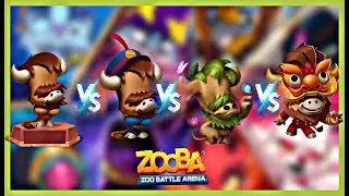 Zooba Buck Gamplay | Buck VS Nutcracker Buck VS Lunar Festival Buck VS Buckolic Buck