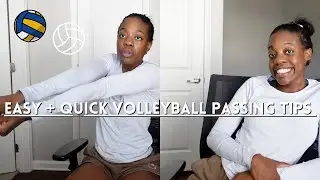 HOW TO PASS A VOLLEYBALL BETTER IMMEDIATELY: quick volleyball tips for beginners