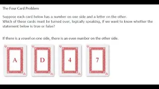 The four card problem