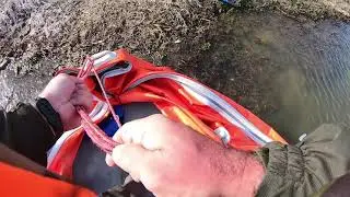 Лодка "AZIMUT"!!!! С пробитым носовым баллоном на глиссер!!! (Без комментариев...)