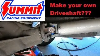 How NOT to Weld Up a DIY Summit Racing Driveshaft Kit! LS Swap Ford Ranger