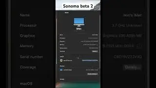 macOS Sonoma beta 2 #apple #hackintosh #applebeta #macosbeta
