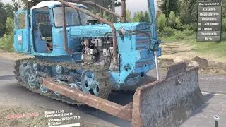 SpinTires 2017   ДТ-- 75 НА ПИЛОРАМУ