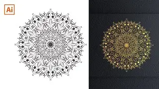 How To Create Mastering Floral Ornament Design in Illustrator | Adobe Illustrator | 