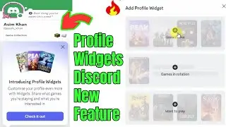 How To Use Profile Widgets Discord New Feature