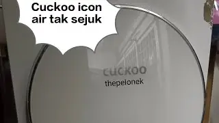 Penapis air cuckoo icon dengan masalah air sejuk tak sejuk langsung.