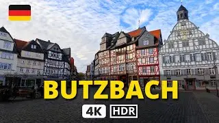 🥰 Discover BUTZBACH in Germany! (Walking Tour through the Old Town and more... in 4K 60 fps UHD) 👏🏼