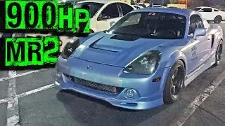 900hp MR2 vs Arizona STREETS!