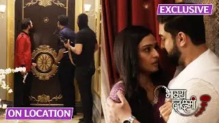 Bhagya Lakshmi | On Location | Rishi Protects Lakshmi from Goons, Intense Romance
