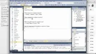 Create an ASP.NET Web Form in Visual Studio