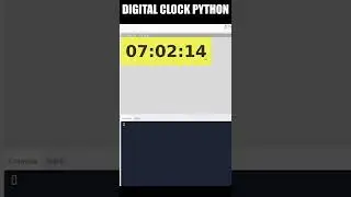 Advance Digital Clock Using Only 15 Lines of Python Code 