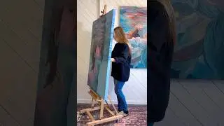 “Seeking” painting reveal