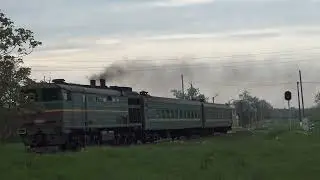 2ТЭ10М-2941А [CFM] Пригородный поезд | Suburban train
