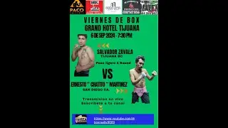 ERNESTO CHATITO MARTÍNEZ VS SALVADOR NUÑEZ G