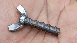 DIY useful amazing idea | industrial style projects | projects from rebar | door handle