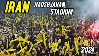 .🇮🇷 The atmosphere of Naqsh Jahan Stadium in Isfahan: one of the largest stadiums in the Middle East