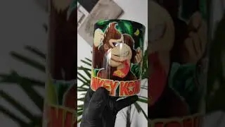 Caneca cerâmica personalizada Donkey Kong nintendo
