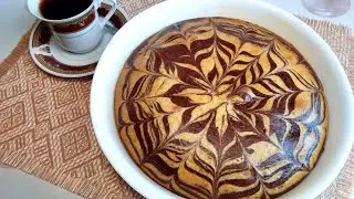 Miracle ZEBRA pie for tea!!! The most successful recipe!!!