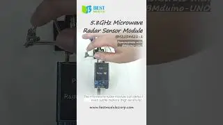 #Shorts 5 8GHz Microwave Radar Sensor Module BM22S4421-1 Sensing Sensitivity  #bmduino #modules