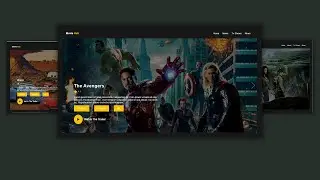 How to create Complete Movie Website Using HTML, CSS & JS|Movie website design|Create Movie website
