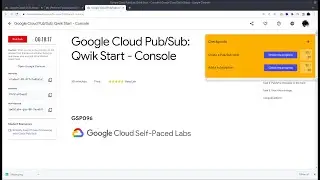 GSP096 Google Cloud PubSub: Qwik Start   Console