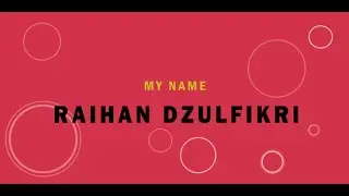 CV Motion Graphic in After Effect ( 15/03/2019 )