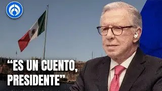 Dóriga explota contra AMLO porque no habrá bandera el Domingo