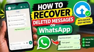 How to Recover Deleted WhatsApp Messages in 2026😱 | Easy Step-by-Step Method
