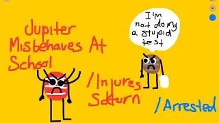 Jupiter Misbehaves At School / Injures Saturn / Arrested