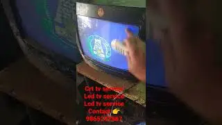 service menu open videcon all model government crt tv 