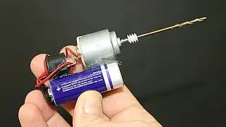 How to Make Mini Drill with DC Motor