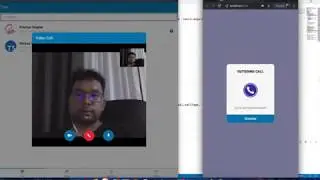 Web RTC Video Chat, IONIC, Angular, Node Server, MySQL