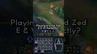 PERFECT Katarina outplay on Zed? 😱#katarina #leagueoflegends #zed