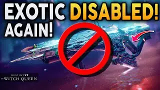 Destiny 2 - Bungie DISABLED This Weapon AGAIN! And This Is Why!