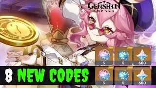 All 8 New!! GENSHIN IMPACT REDEEM CODES 2023 - GENSHIN IMPACT CODES 2023 - GENSHIN CODES
