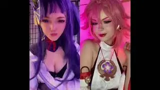 duet with kirapikacos Miko Inst astasiangel raidenshoguncosplay