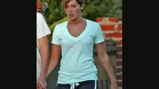 Ashley walks with Jared !