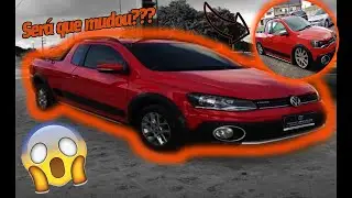 Olha como ficou a Saveiro cross (Muito diferente)😯