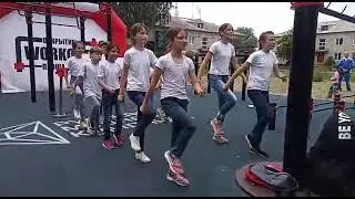 Открытие workout площадки в п.Южный, Нагайбакского района