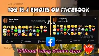 IOS 15.4 Emojis On Android Facebook🫠How To Change Facebook Emojis To iPhone Emojis! its Snow00