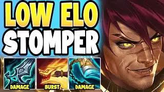 Top Lane's GREATEST Low ELO STOMPER Is 100% INSANE With This On-Hit Style... (Full AD Sett Top)