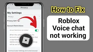 How To Fix Roblox Voice Chat Not Working on Android | Roblox Voice Chat issue