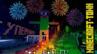 13+ Масленица в майнкрафт, обзор города мир с пищерами