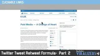 Twitter Tweet Retweet - Part 2 | Viralizers