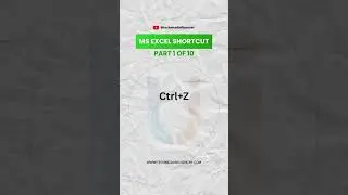 MS Excel Shortcuts Part 1 of 10 #Excel #MicrosoftExcel #ExcelShortcut #ExcelTips #ExcelTricks