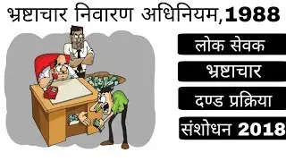भ्रष्टाचार निवारण अधिनियम,1988/ corruption prevention act,1988