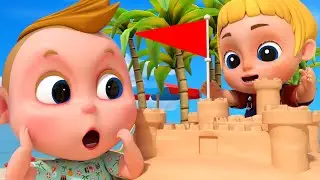 Yes Yes Playground Beach Song | 5 Finger Family | Kindergarten Nursery Rhymes & Kids Songs