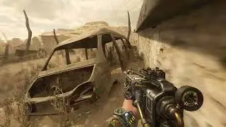 Metro Exodus, clearing village ruins.