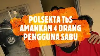 POLSEKTA TbS AMANKAN 4 ORANG PENGGUNA SABU | Radarlampung.co.id